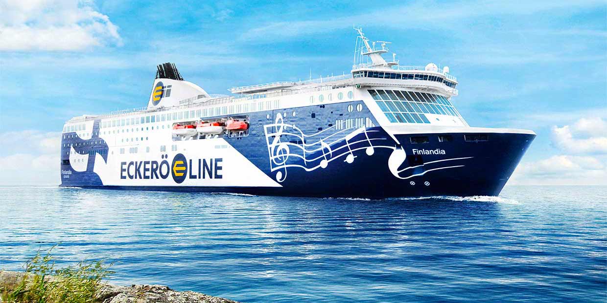 M/s Finlandian lähtöjä peruttu 3.1. kovan tuulen vuoksi