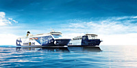 Eckerö Linen m/s Finlandiasta Suomenlahden ensimmäinen osittain sähköllä toimiva matkustajalaiva 