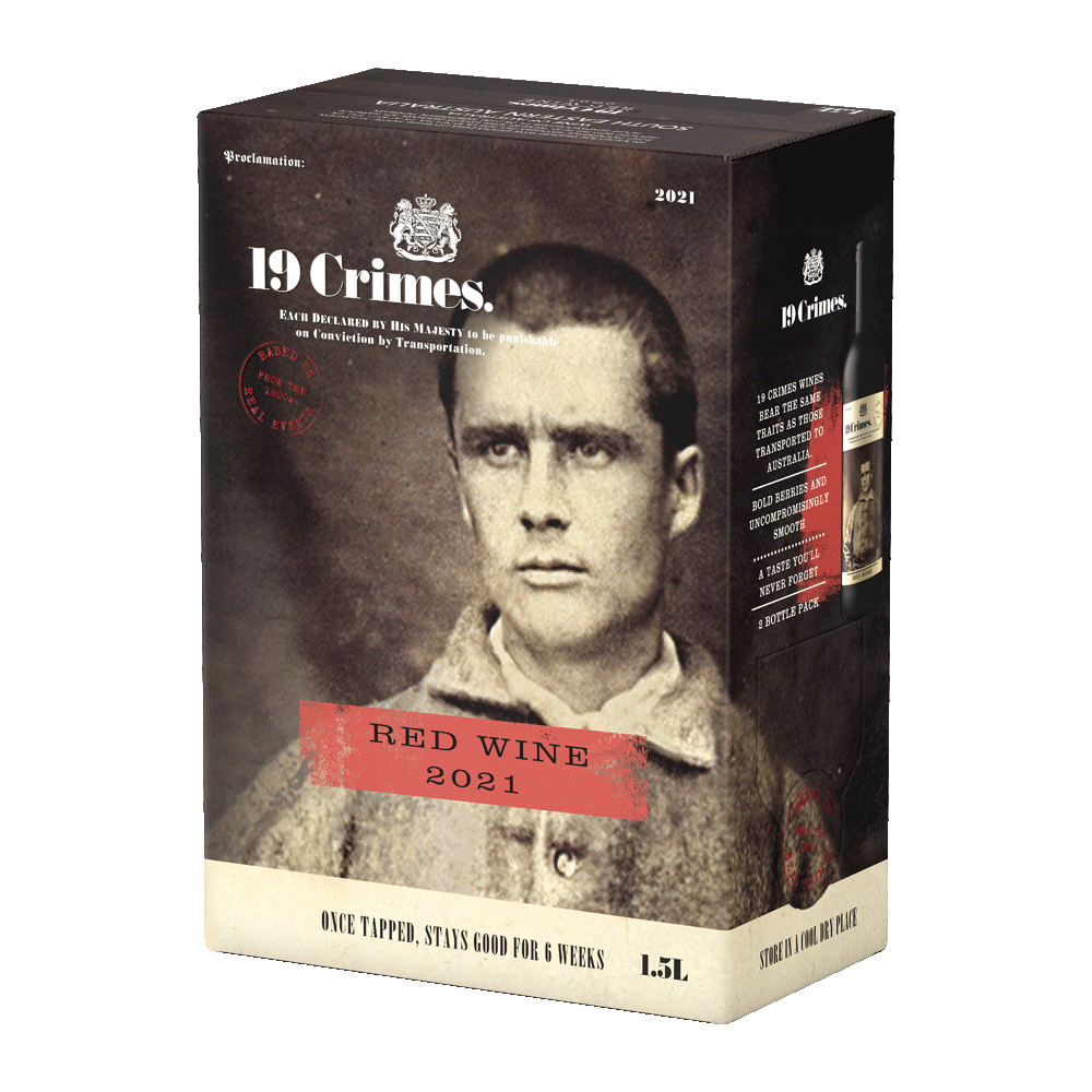 19 Crimes Red Blend BIB 150 cl