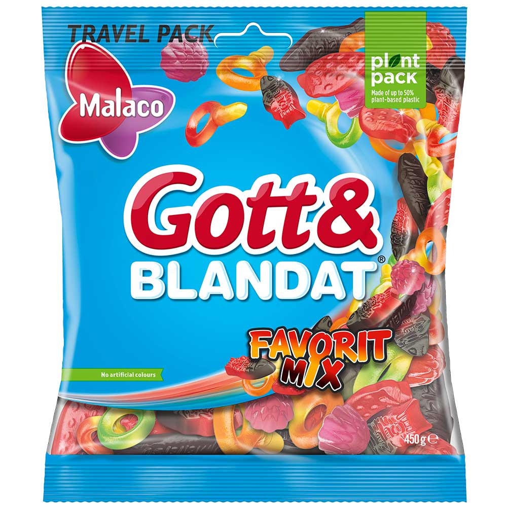 Malaco Gott & Blandat Favoritmix 450g