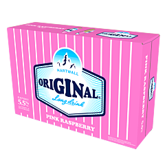 Hartwall Original Long Drink Raspberry, 24-pack