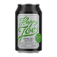 Happy Joe Extra Dry Pear, 24 x 33 cl