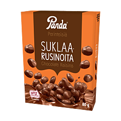 Panda Chocolate Raisins, 24 x 80 g
