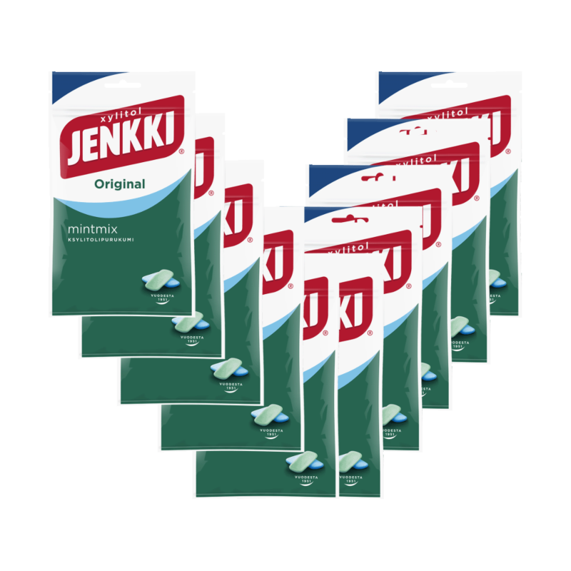 Jenkki Original Mintmix Xylitol, 16 x 100 g
