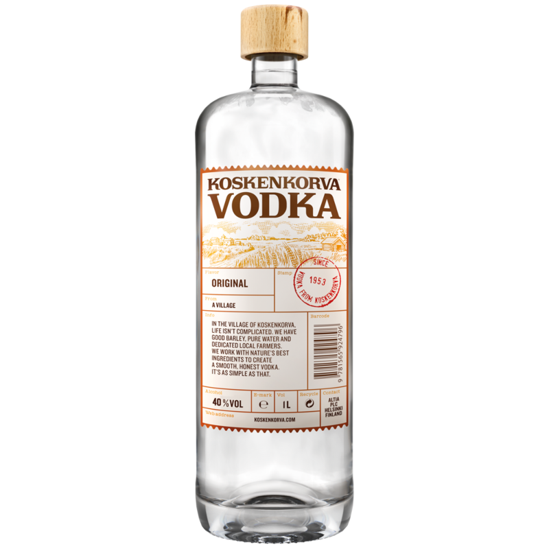 Koskenkorva Vodka 6pack edulliseen merihintaan m/s Finlandialta