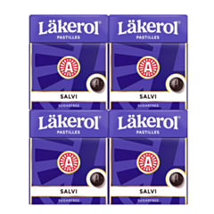 Läkerol Salvi sugar-free, 4-pack
