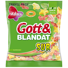Malaco Gott & Blandat Surt 450g