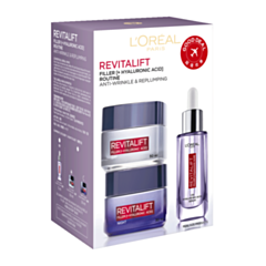 L'ORÉAL PARIS Revitalift Filler Program Set (Day Cream 50 ml + Night Cream 50 ml + Serum 30 ml)