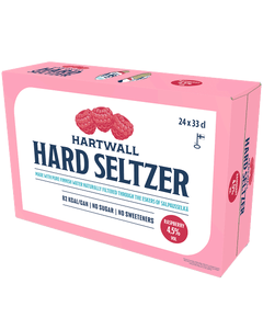 Hartwall Hard Seltzer Raspberry 24-pack