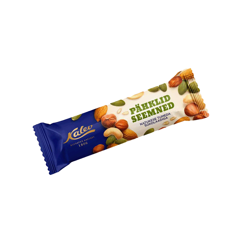Kalev bar with nuts, seeds and dark chocolate 30 x 40 g