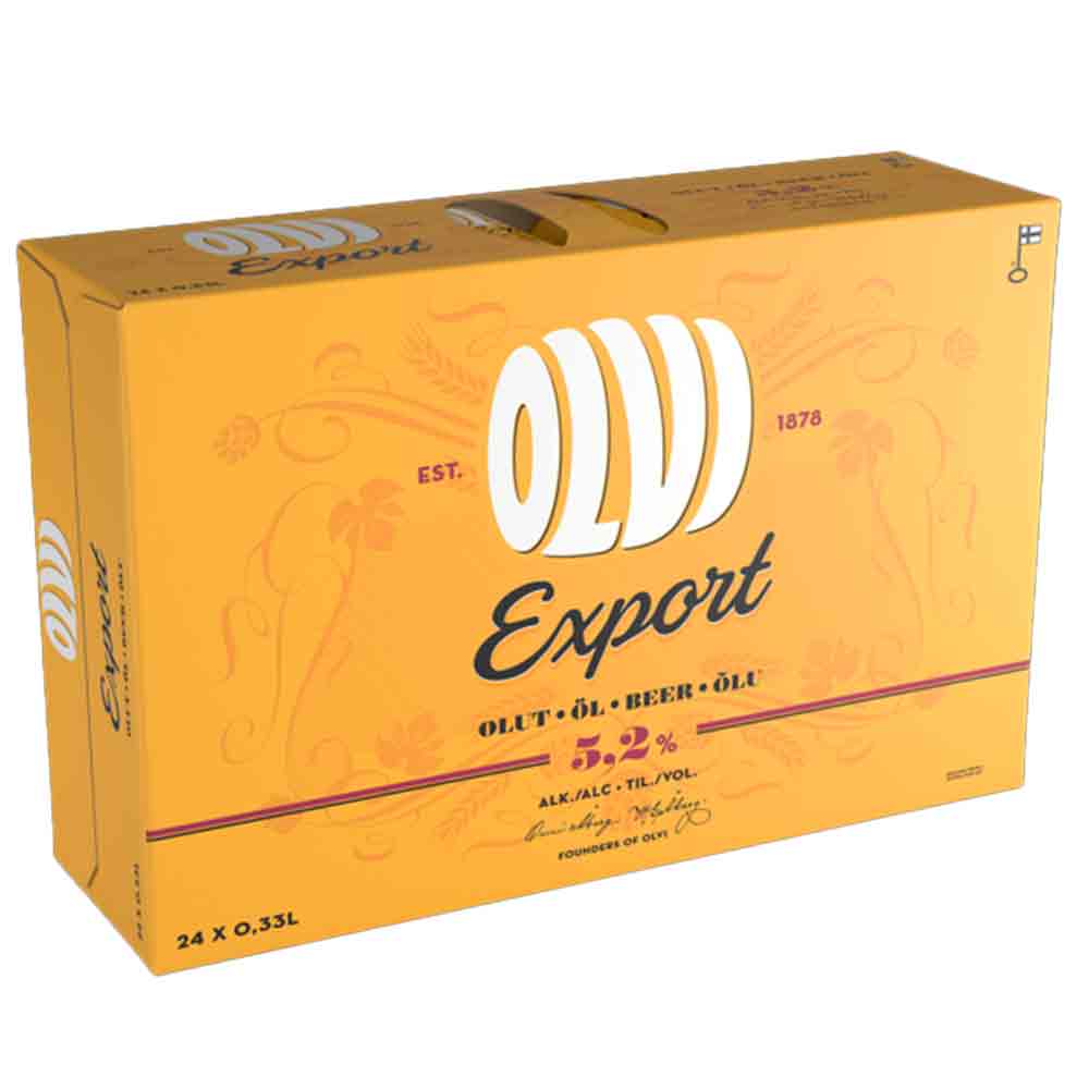 Olvi Export Beer 5,2% 24-pack