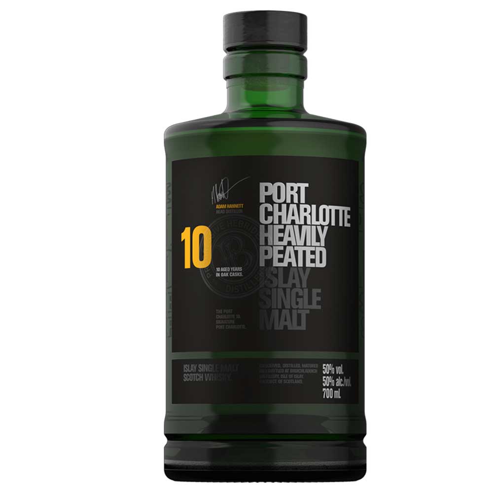 Bruichladdich Port Charlotte 10 YO, 3 x 100 cl