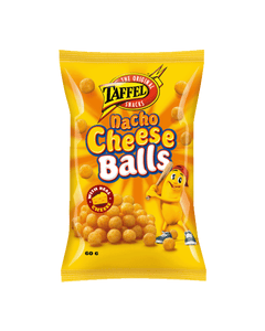 Taffel Nacho Cheese Balls, 16 x 60 g