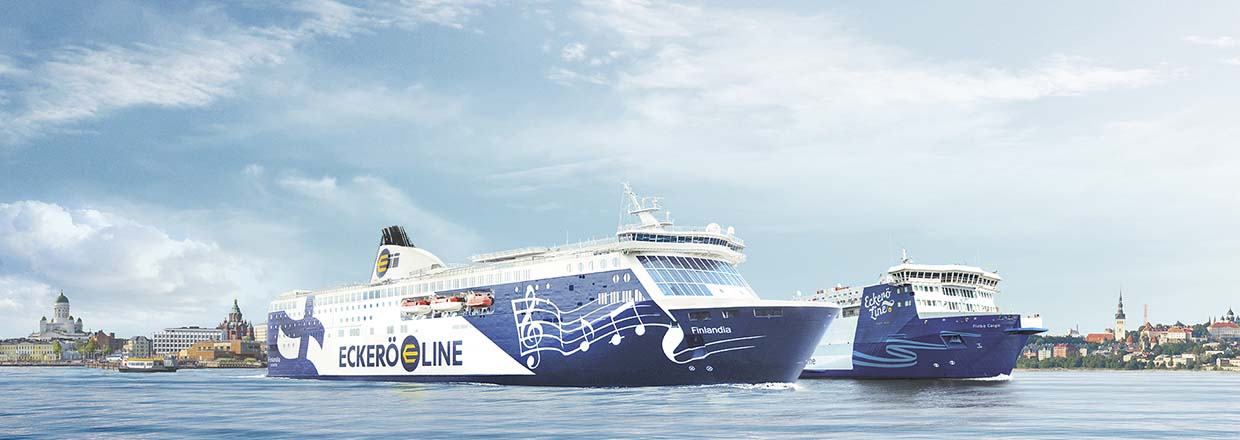 Eckerö Line m/s Finlandia Eckerö Linen alukset m/s Finlandia ja Finbo Cargo