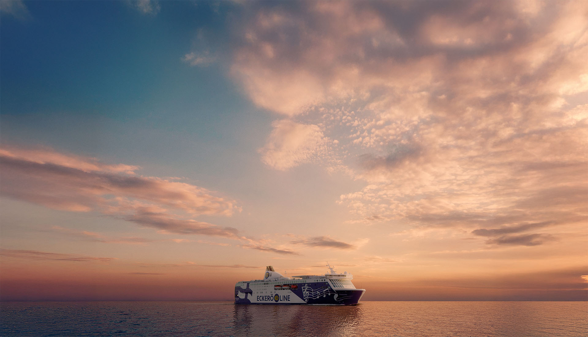 m/s Finlandia syksyisellä Itämerellä