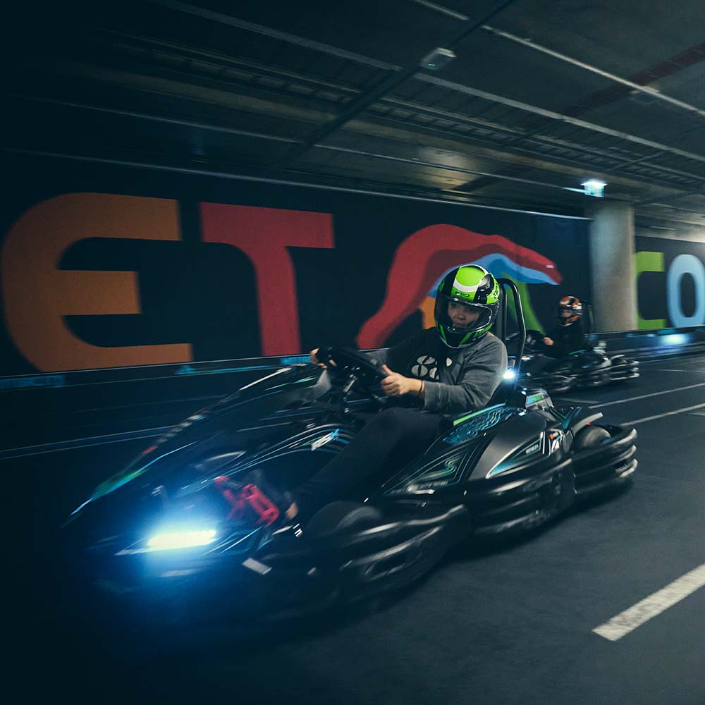 Karting-auto radalla