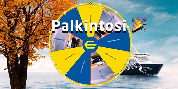 Onnenpy&ouml;r&auml; antaa matkaedun m/s Finlandialle