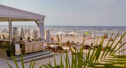 Jurmala ranta Lähde: Latvia Travel